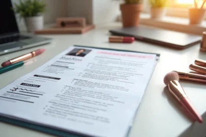 cv professionnel beauté