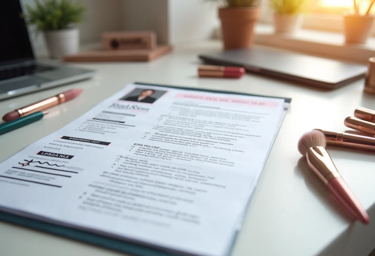 cv professionnel beauté