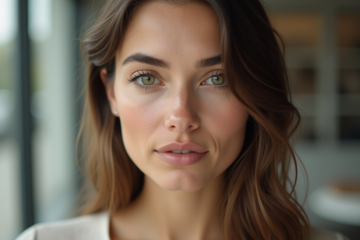 visage séduisant